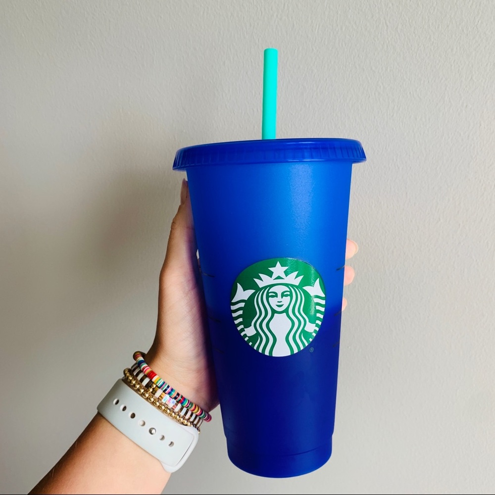 BLUE color changing cup